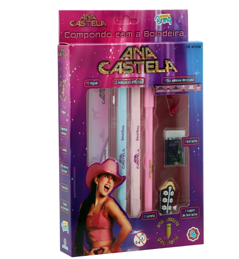 KIT PAPELARIA COMPONDO COM A BOIADEIRA - ANA CASTELA