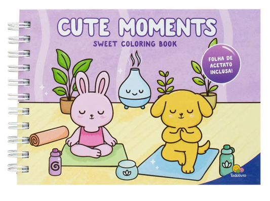 SWEET COLORING BOOK: CUTE MOMENTS