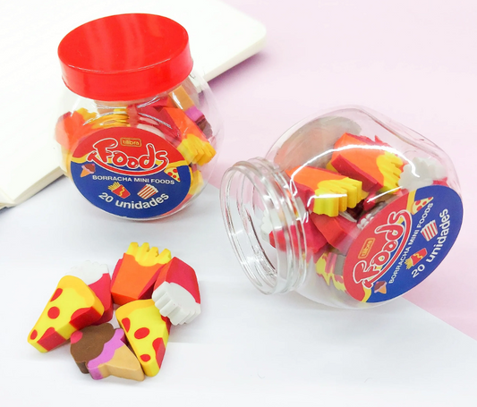 BORRACHA MINI FOODS