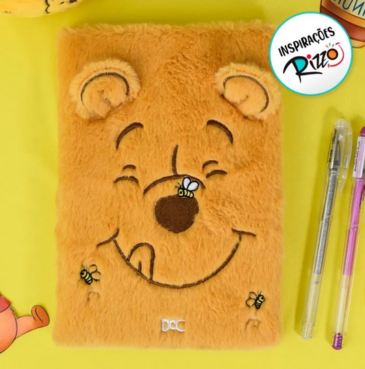 CADERNO DE ANOTAÇÃO FLUFFY POOH!