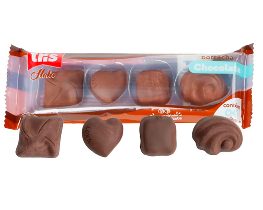 BORRACHA TRIS HOLIC CHOCOLATE